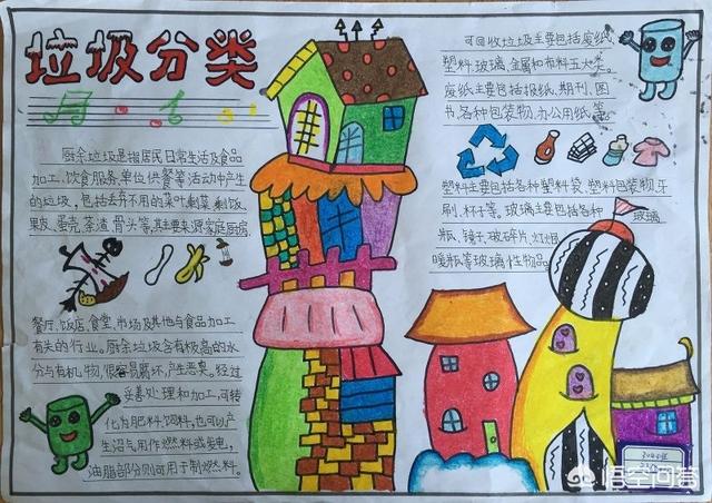 关于垃圾分类的手抄报（关于垃圾分类的手抄报图片）